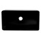 Alfi Brand Black Matte Smooth Apron 33" x 18" Single Bowl Fireclay Farm Sink ABF3318S-BM - alternate 8